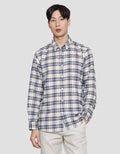 Cole Flanel Checks Kemeja Lengan Panjang Pria