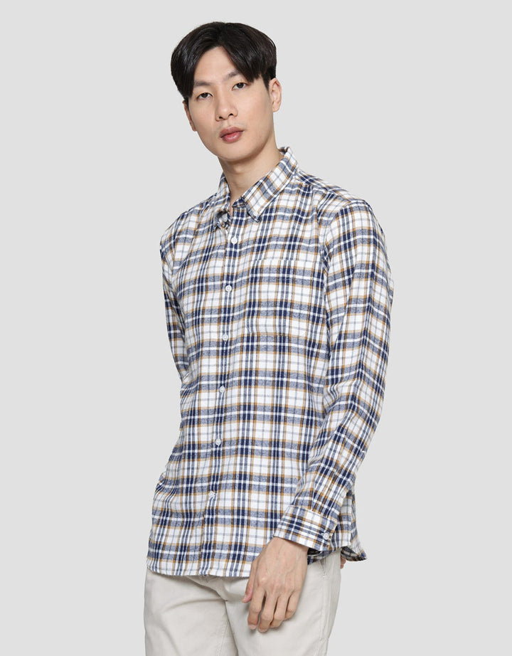 Cole Flannel Checks Men's Long Sleeve Shirt