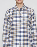 Cole Flanel Checks Kemeja Lengan Panjang Pria