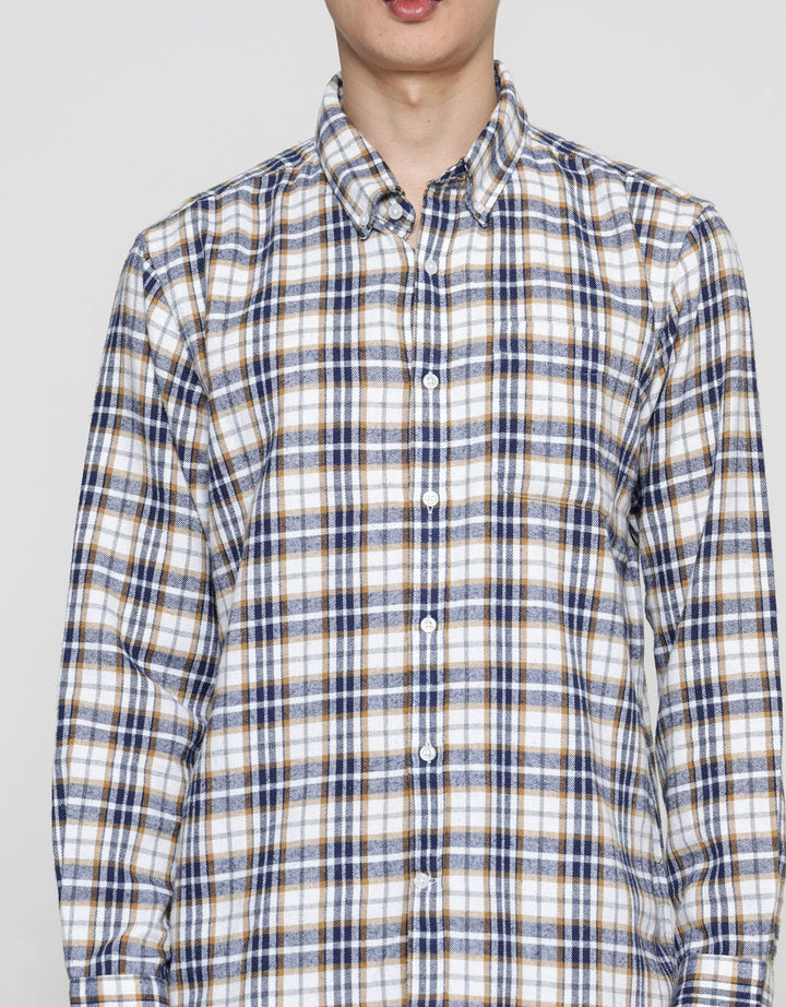 Cole Flannel Checks Men's Long Sleeve Shirt
