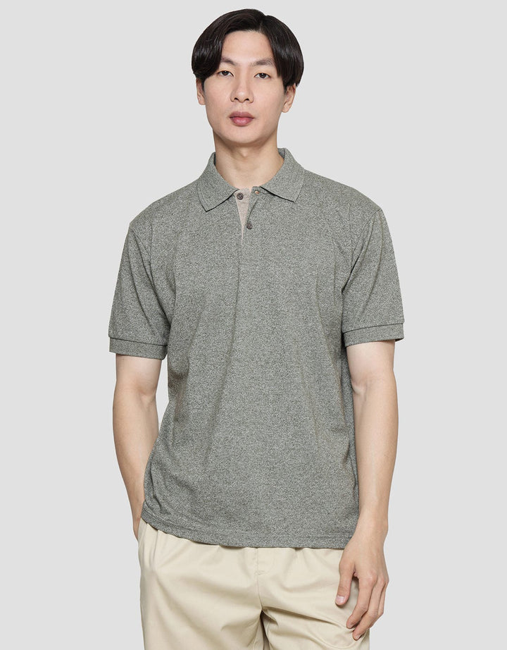 Cole Solid Shiro Contrass Men's Polo Shirt