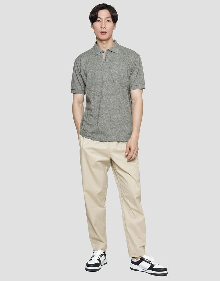 Cole Solid Shiro Contrass Men's Polo Shirt