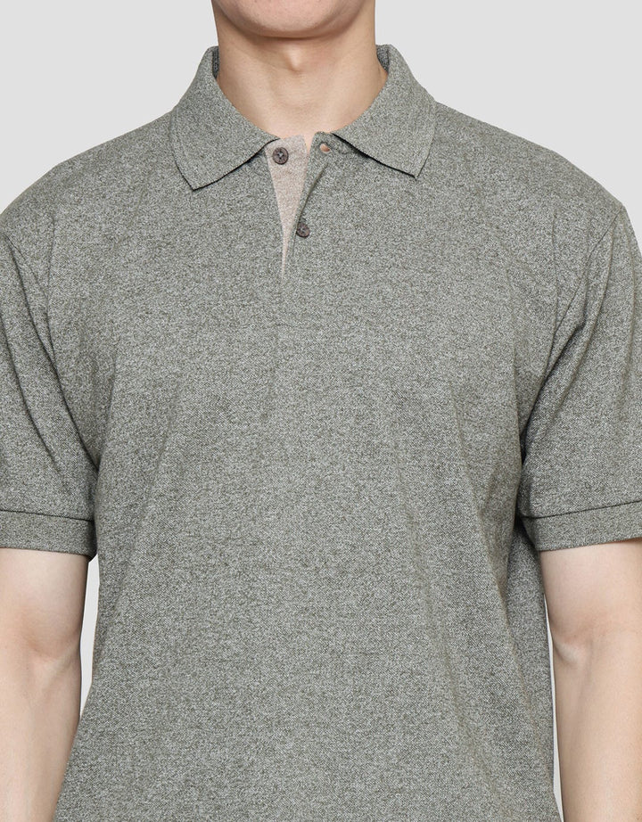 Cole Solid Shiro Contrass Men's Polo Shirt