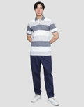 Cole Tricolor Combo Polo Shirt Pria