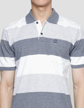 Cole Tricolor Combo Polo Shirt Pria