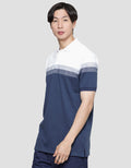 Cole Stripes At Chest Kaos Polo Pria
