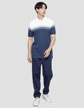 Cole Stripes At Chest Kaos Polo Pria