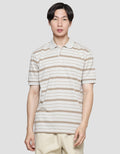 Cole Mix Stripes Polo Shirt Pria