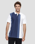 Cole Stripe Vertical Kaos Polo Lengan Pendek Pria