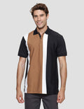 Cole Stripe Vertical Kaos Polo Lengan Pendek Pria