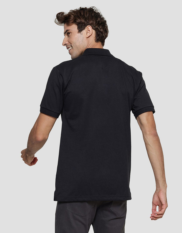 Cole Stripe Vertical Kaos Polo Lengan Pendek Pria