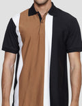 Cole Stripe Vertical Kaos Polo Lengan Pendek Pria