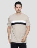 Cole Stripes Chest Hugo Kaos Lengan Pendek Pria