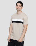 Cole Stripes Chest Hugo Kaos Lengan Pendek Pria