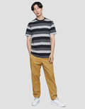 Cole Repeat Stripe Kaos Casual Pria