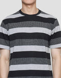 Cole Repeat Stripe Kaos Casual Pria