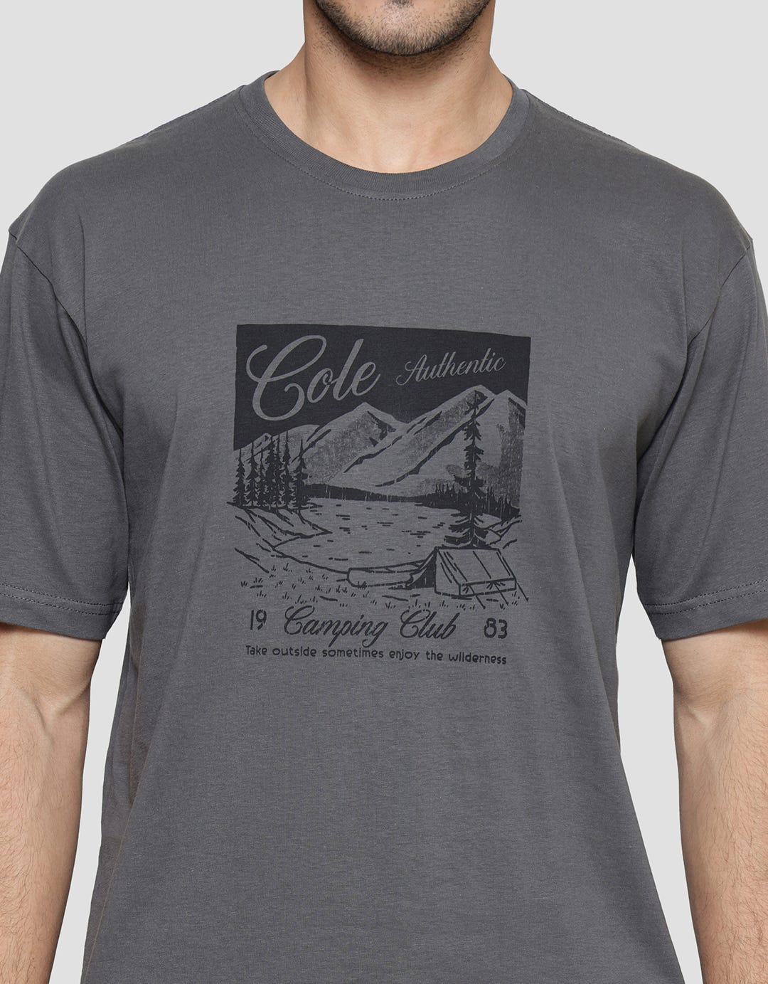 Cole Mountain Kaos Lengan Pendek Pria