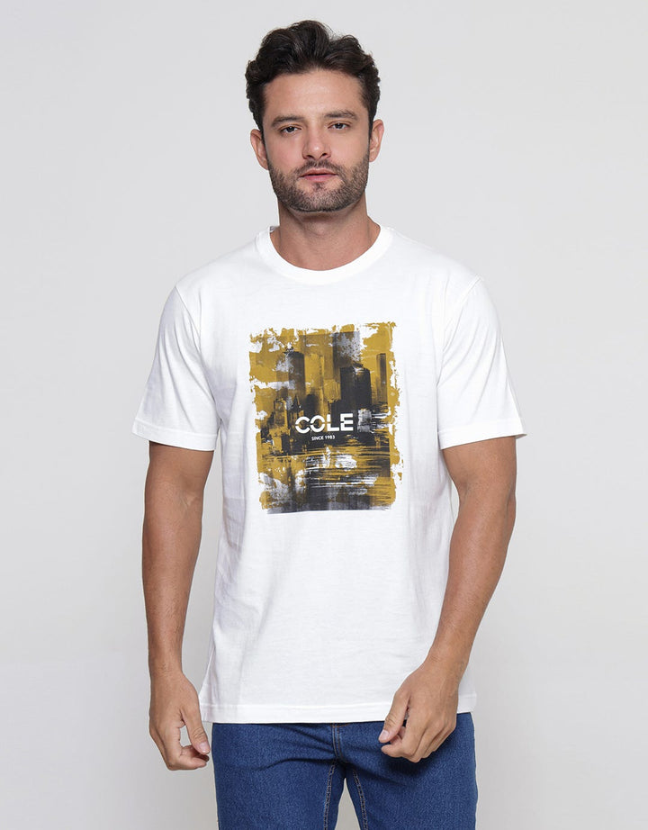 Cole City Mustard Rustic Men's Short Sleeve T-Shirt