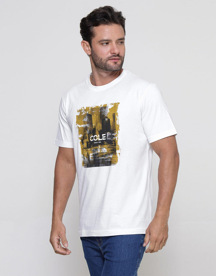 Cole City Mustard Rustic Men's Short Sleeve T-Shirt
