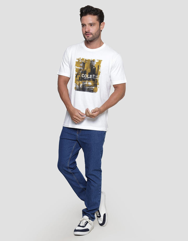 Cole City Mustard Rustic Men's Short Sleeve T-Shirt