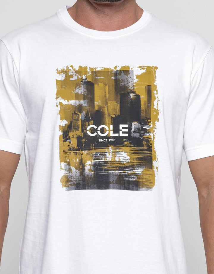 Cole City Mustard Rustic Men's Short Sleeve T-Shirt