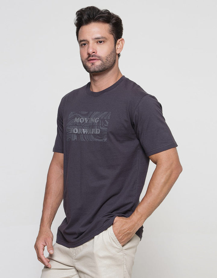 Cole Wording Follow The Flow Kaos Lengan Pendek Pria