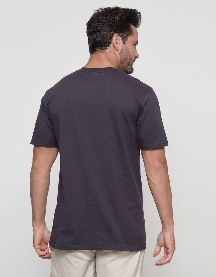 Cole Wording Follow The Flow Kaos Lengan Pendek Pria