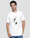 Cole Geometric Line Kaos Lengan Pendek Pria