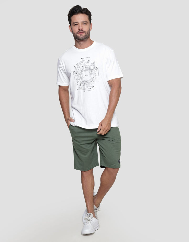 Cole Geometric Print Men's Casual T-Shirt