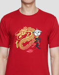 T Zone Kungfu Panda Print Kaos Pria