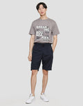 Anyday Men's Knit Shorts With Side Contrast