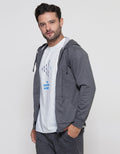 Anyday Jaket Hoodie Knit Pria