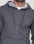 Anyday Jaket Hoodie Knit Pria