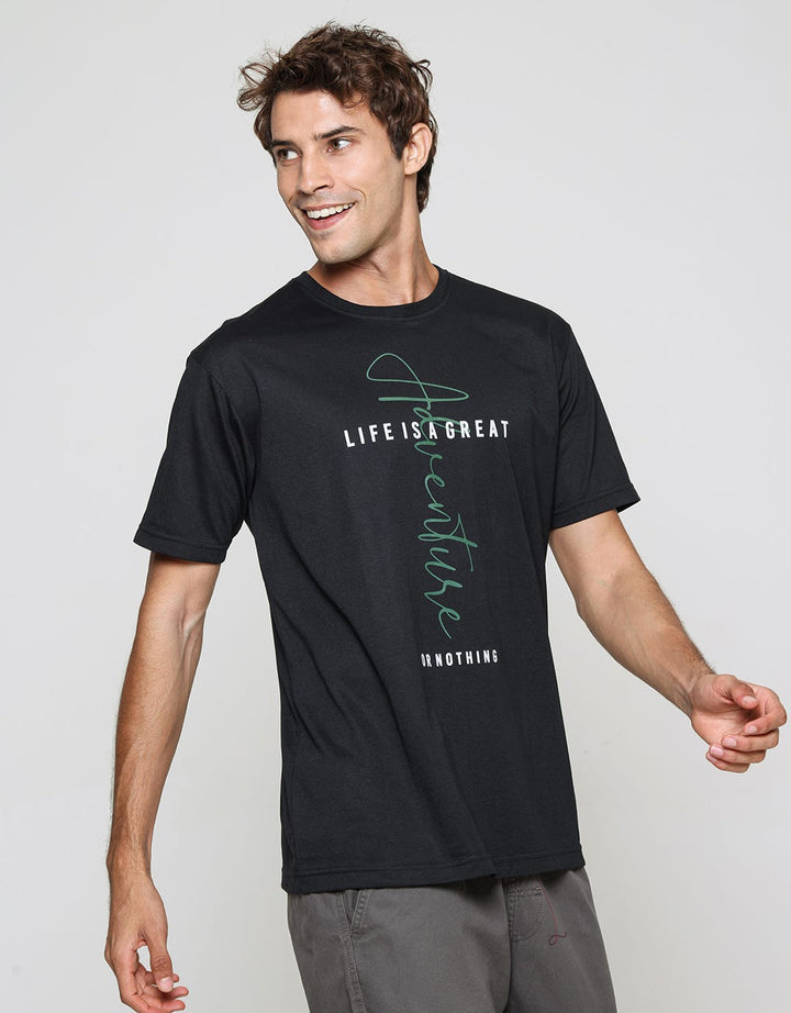 Anyday Graphic Print Life Is Men's Short Sleeve T-Shirt