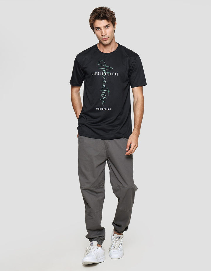 Anyday Graphic Print Life Is Men's Short Sleeve T-Shirt