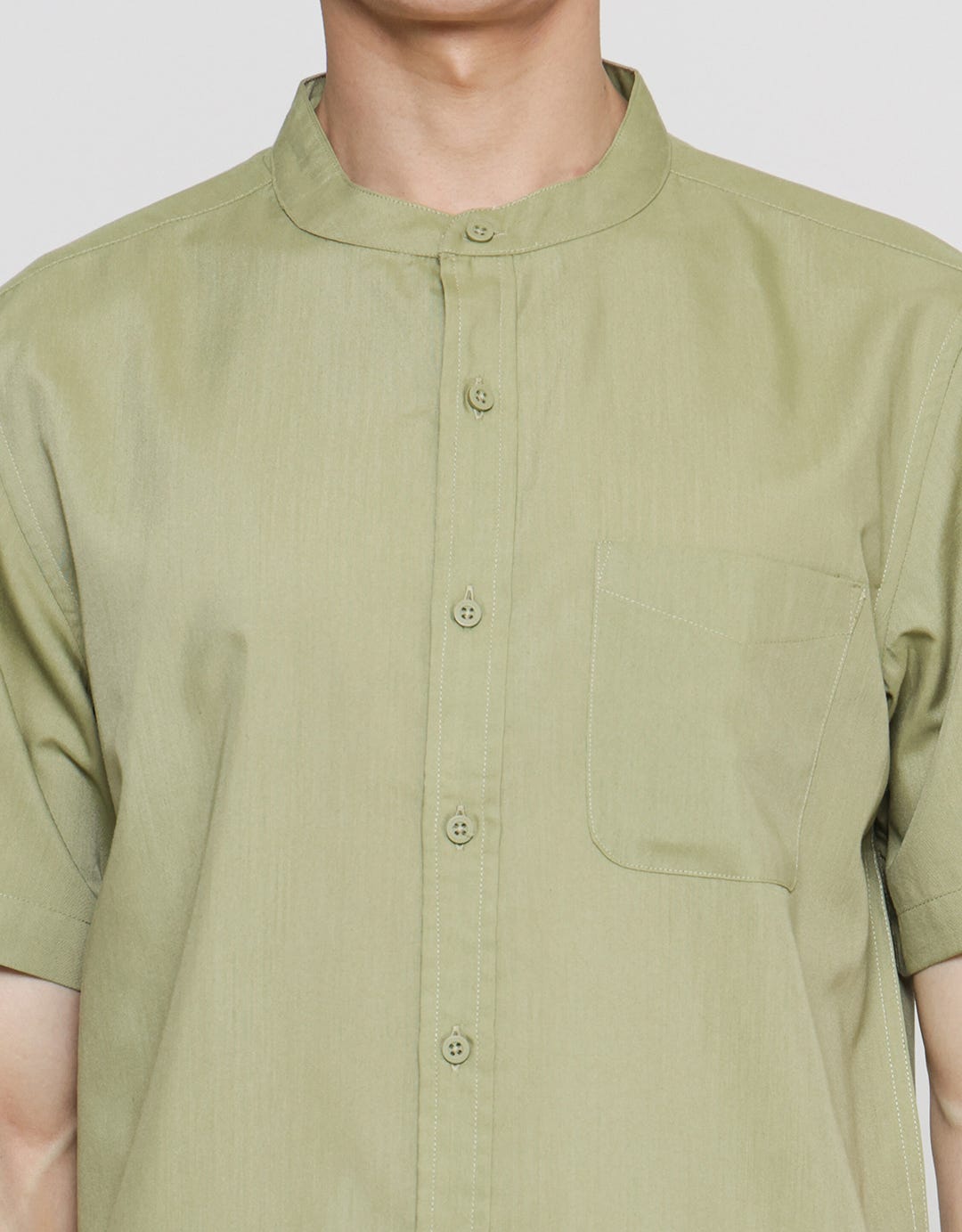 Anyday Regular Solid Simple Look Men's Short Sleeve Shirt