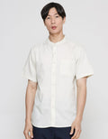 Anyday Regular Solid Single Pocket Men's Short Sleeve Shirt