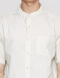 Anyday Regular Solid Single Pocket Men's Short Sleeve Shirt