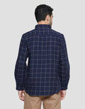 Cole Check Twill Kemeja Lengan Panjang Pria