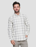 Cole Twill Check Men's Long Shirt