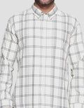 Cole Twill Check Men's Long Shirt