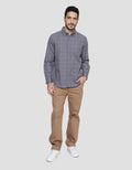Cole Check Twill Men's Long Sleeve Shirt