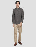Cole Check Oxford New Kemeja Lengan Panjang Pria