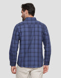 Cole Twill Check Men's Long Shirt