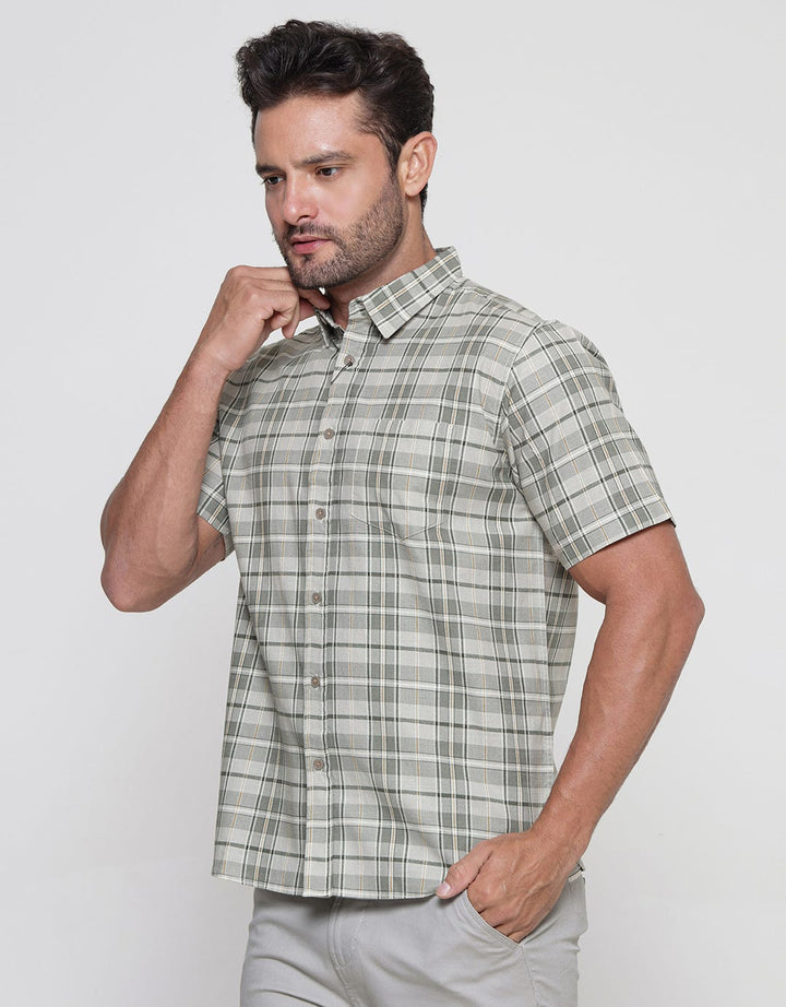 Cole Men's Short Sleeve Slub Linen Shirt