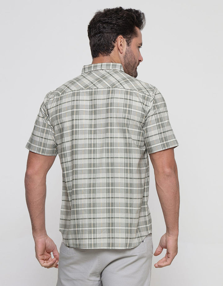 Cole Men's Short Sleeve Slub Linen Shirt