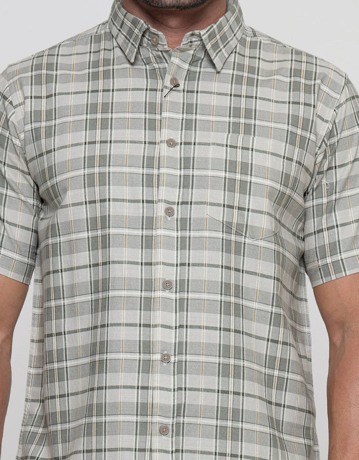 Cole Men's Short Sleeve Slub Linen Shirt