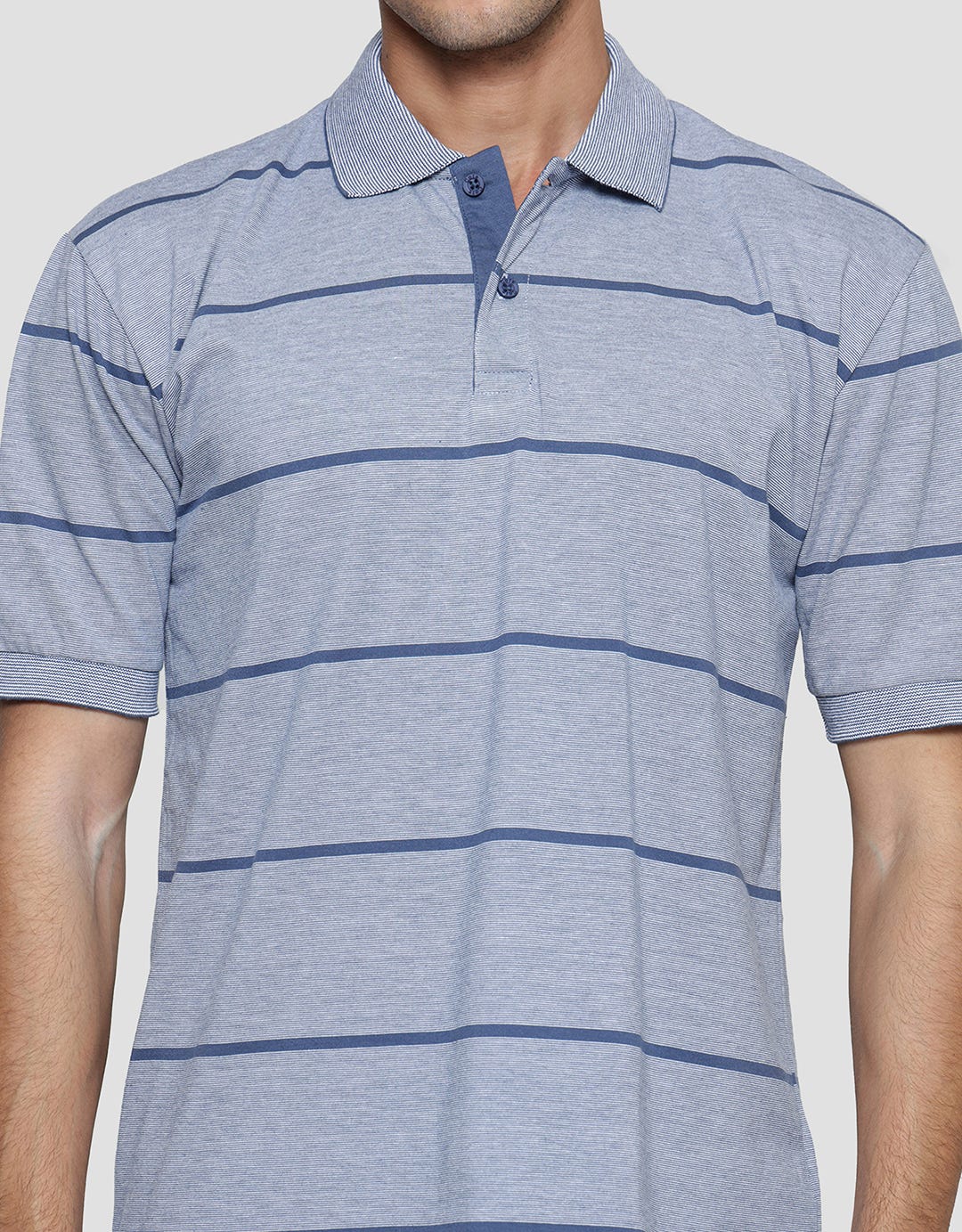 Cole Big Small Stripe Polo Shirt Men