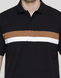 Cole Short Sleeve Polo Shirt Stripes Small Chest Pria