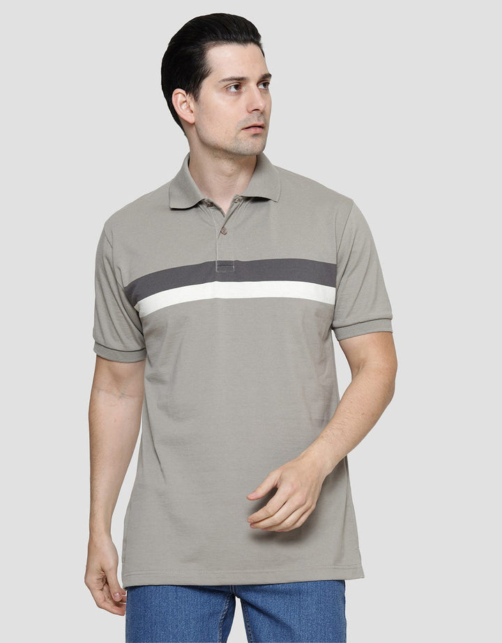 Cole Short Sleeve Polo Shirt Stripes Small Chest Pria